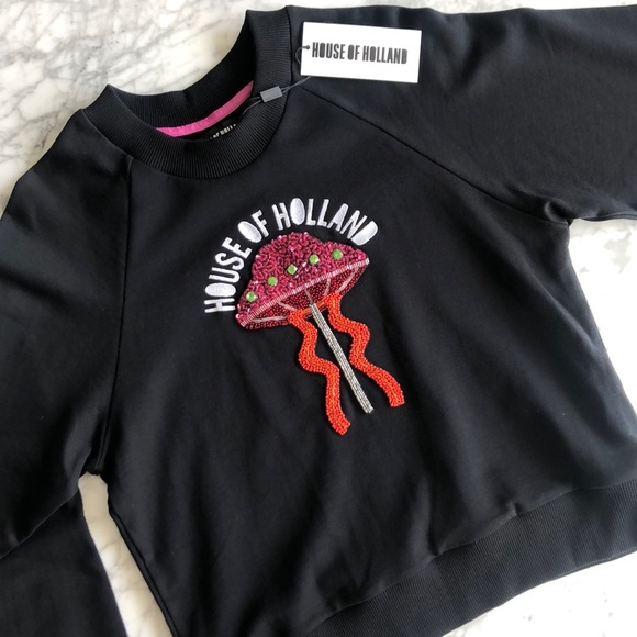 NWT House of Holland Spaceship Sweatshirt - Picture 3 of 9